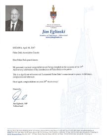 '图8：国会议员吉姆·埃林斯基（Jim Eglinski）的贺信'