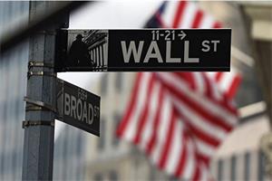 '美国金融象征的纽约华尔街'