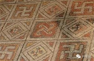 '以色列发现的卍字图形马赛克地砖'