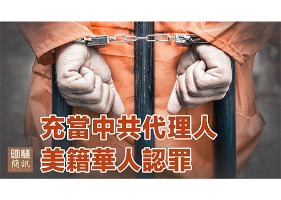 视频：充当中共代理人　美籍华人认罪